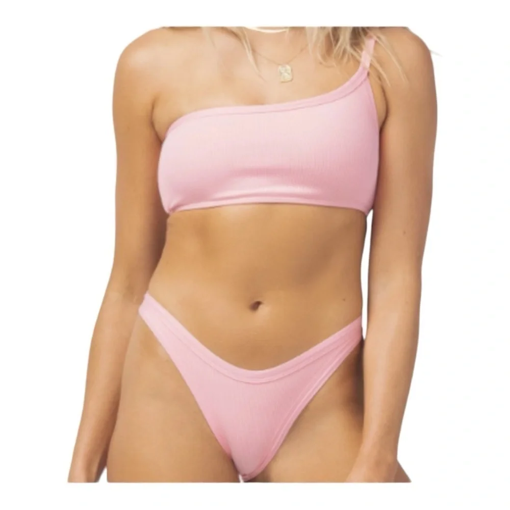 L*Space Axel Top and Foley Bottom Bikini in Crystal Pink NWT